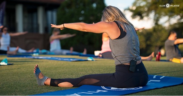 Mat Pilates at the Mall