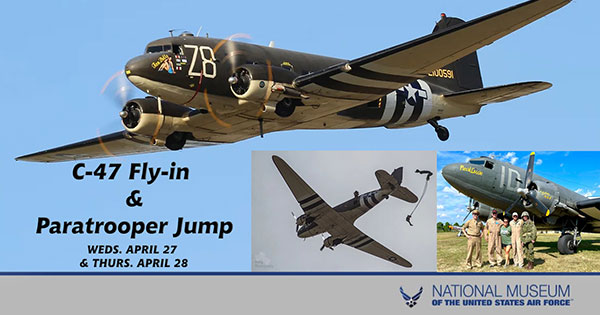 C-47 Fly-in and Paratrooper Jump