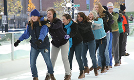 Ice Skating in Downtown Dayton