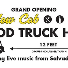 Food trucks, outdoor dining with social distancing at the Yellow Cab Tavern