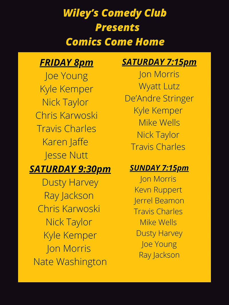 Comics Come Home Comedy Show