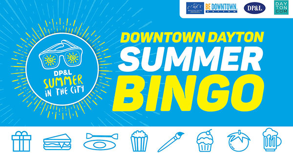 Explore downtown & win prizes with Downtown Dayton Summer Bingo