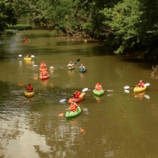 Twin Creek Kayak Race in Germantown