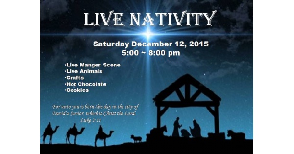 Live Nativity Scene