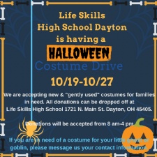 Life Skills Halloween Costume Drive