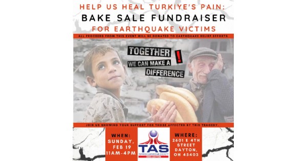 Bake Sale Fundraiser for Earthquake Victims in Turkey