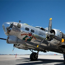 B-17 Bomber at the Dayton Airport this weekend