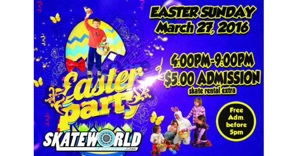 Easter Sunday Party at Skateworld