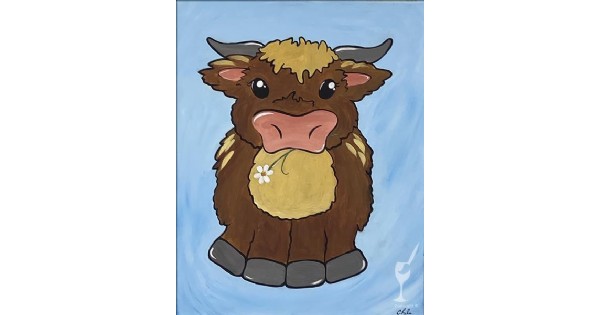 Daisy the Highland Cow* Ages 7&Up * Pre-Drawn On