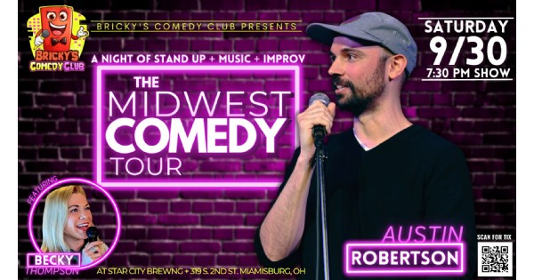 MIDWEST COMEDY TOUR at Brickys Comedy Club!