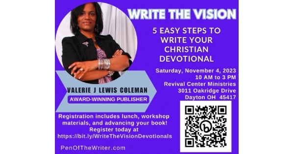 Write the Vision: 5 Easy Steps to Write Your Christian Devotional