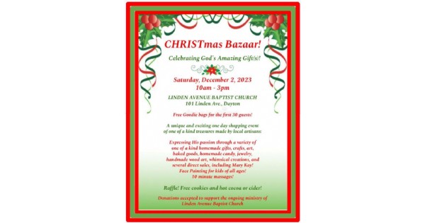 CHRISTmas Bazaar at Linden Avenue Church