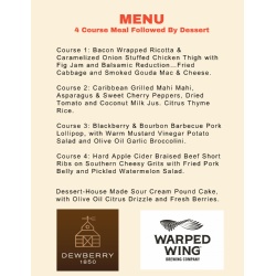 Dewberry 1850 Beer Dinner