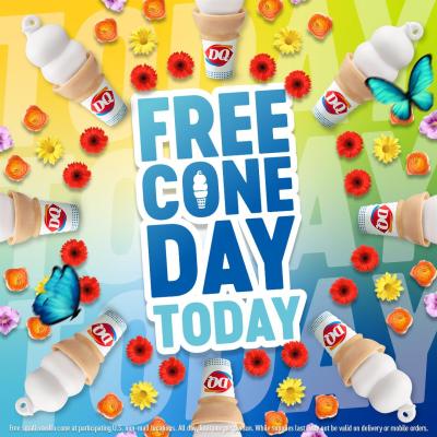 Free Cone Day at Dairy Queen