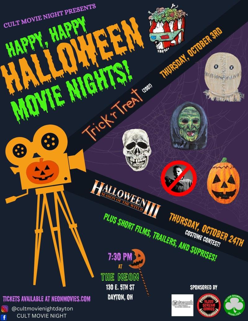 Cult Movie Nights presents Happy Halloween Movie Nights