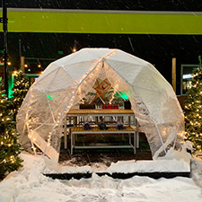 Igloo-Style Dining in Beavercreek!