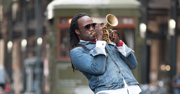 New Orleans trumpet player, Shamarr Allen