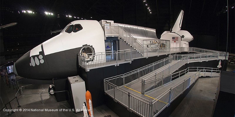 space shuttle display locations