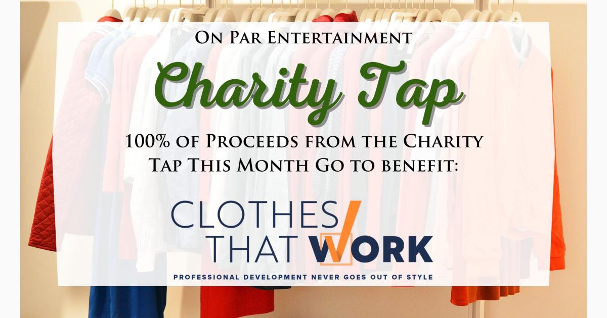 June Charity Tap Celebration with Clothes That Work