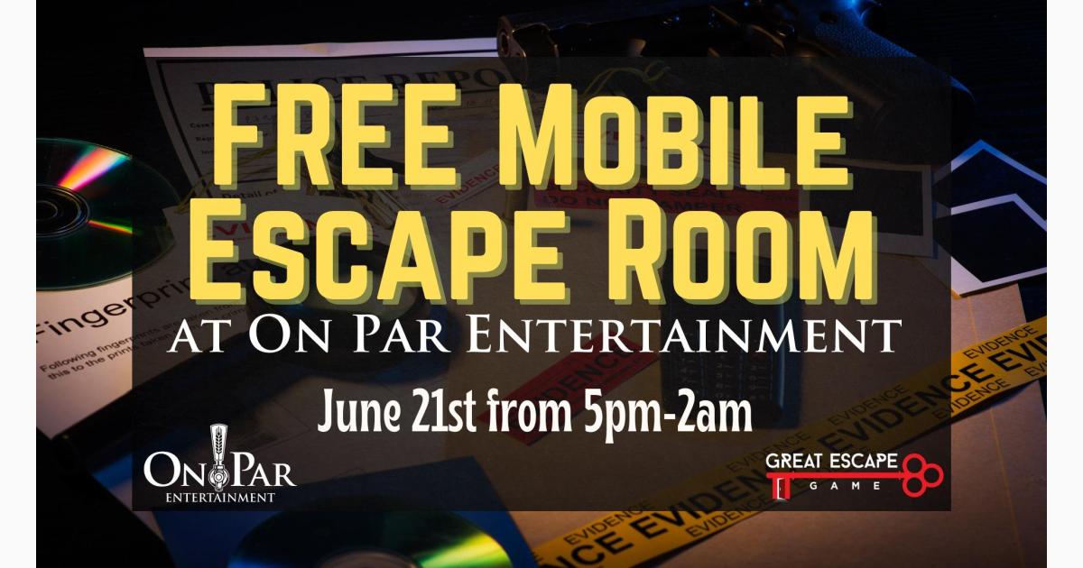 Free Mobile Escape Room at On Par Entertainment