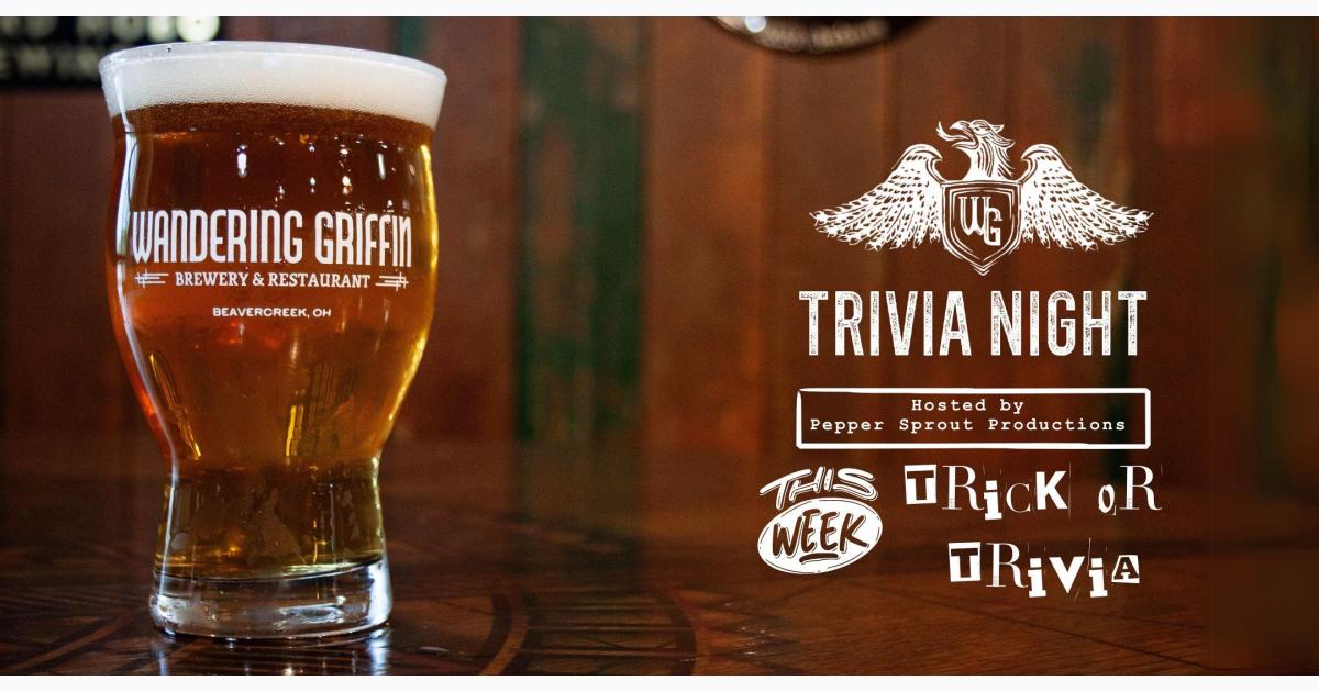 THEMED TRIVIA: Trick or Trivia | The Wandering Griffin