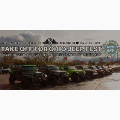 Take off for Ohio JEEP Fest at the Wandering Griffin with MOJO