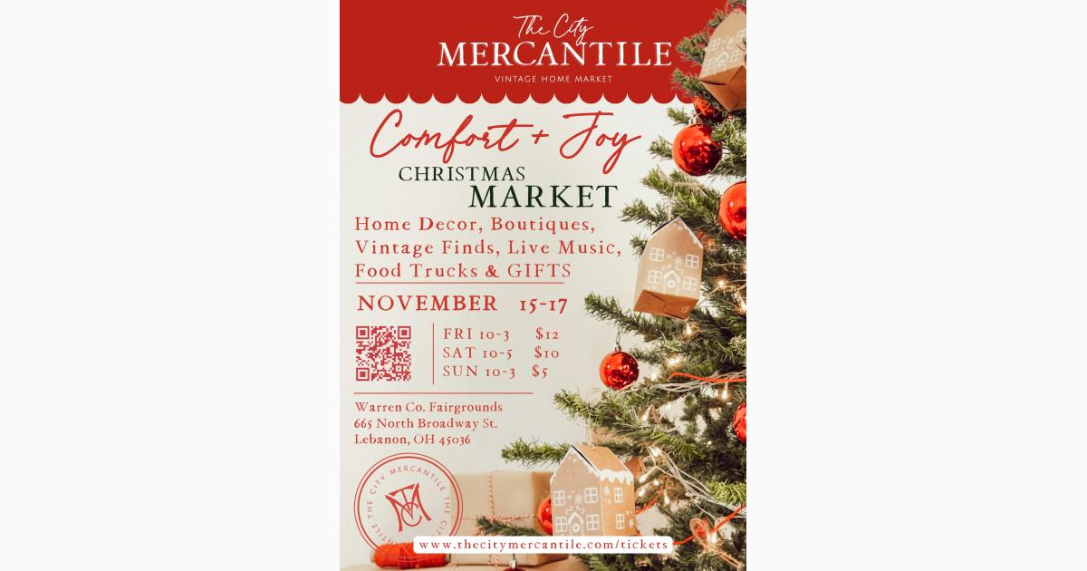 Christmas Vintage Market - "Comfort & Joy" by The City Mercantile