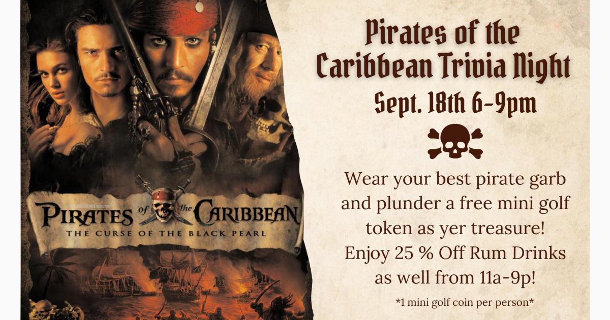 Pirates of the Caribbean Trivia & More!