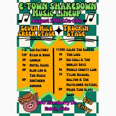 E-town Shakedown Music and Arts Festival