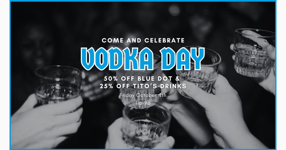 National Vodka Day Deal at On Par Entertainment