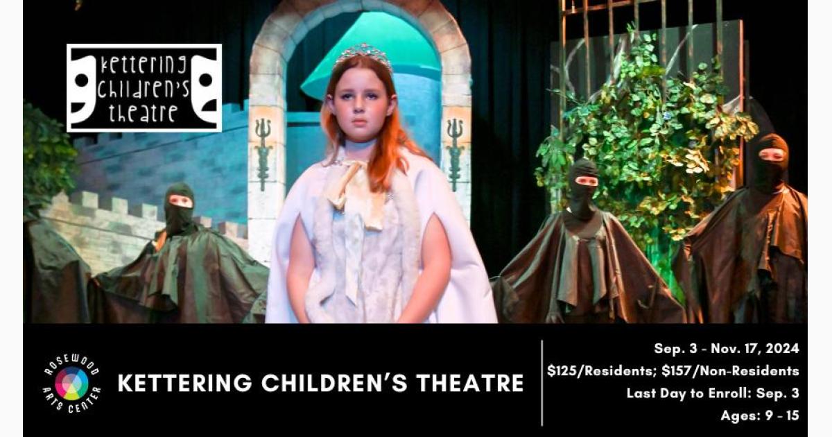 Enroll for Kettering Children’s Theatre Fall 2024 Production