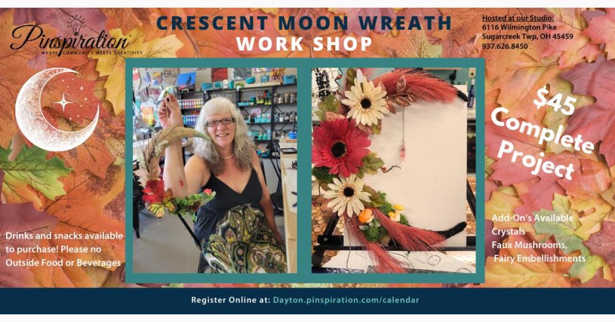 Crescent Moon Wreath Workshop