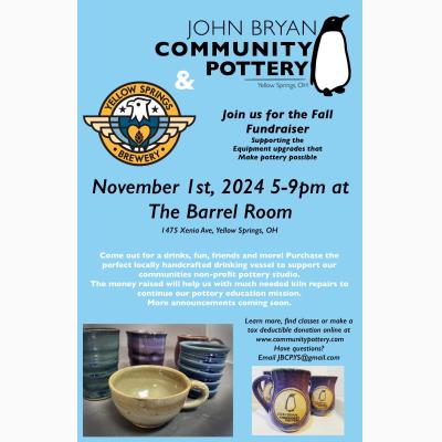 Fall Fundraiser for Pottery