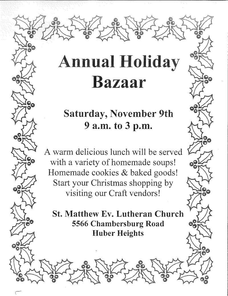 St. Matthew Holiday Bazaar