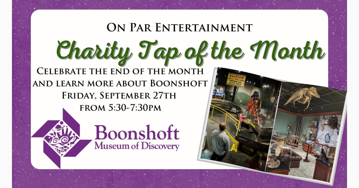 September Charity Tap Celebration with Boonshoft