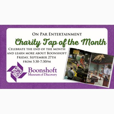 September Charity Tap Celebration with Boonshoft