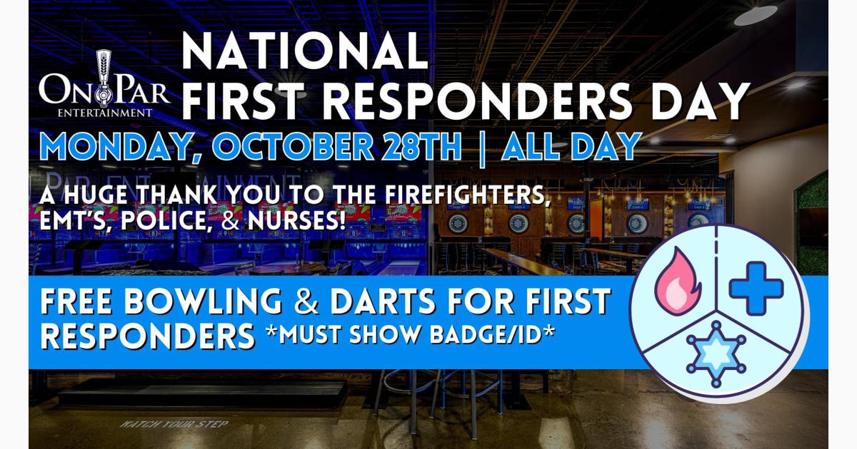 National First Responders Day at On Par Entertainment