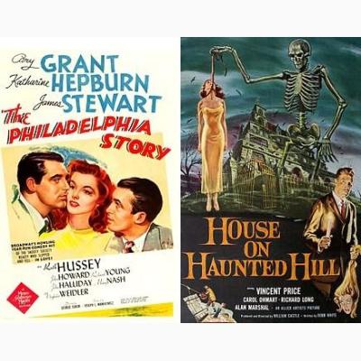 South Main Historical presents A PHILADELPHIA STORY (1940) and HOUSE ON HAUNTED HILL (1959)