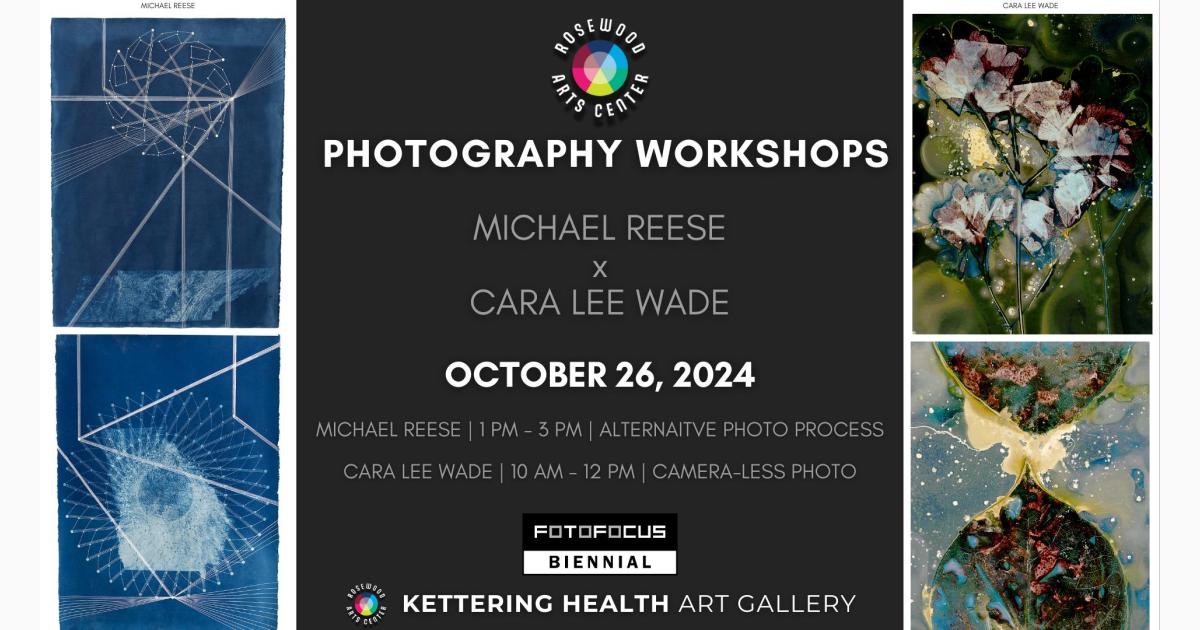 Photography Workshops at Rosewood Arts Center!