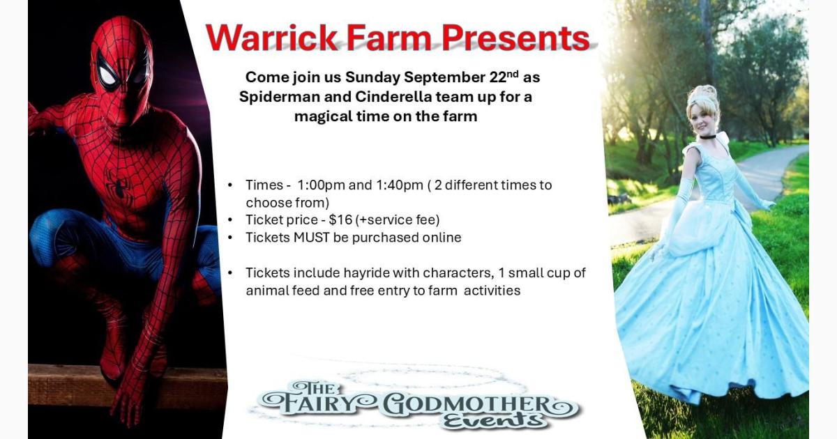 Princess and Hero Hayrides at Warrick Farm