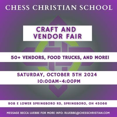 CHESS Christian 2nd Annual Craft & Vendor Fair