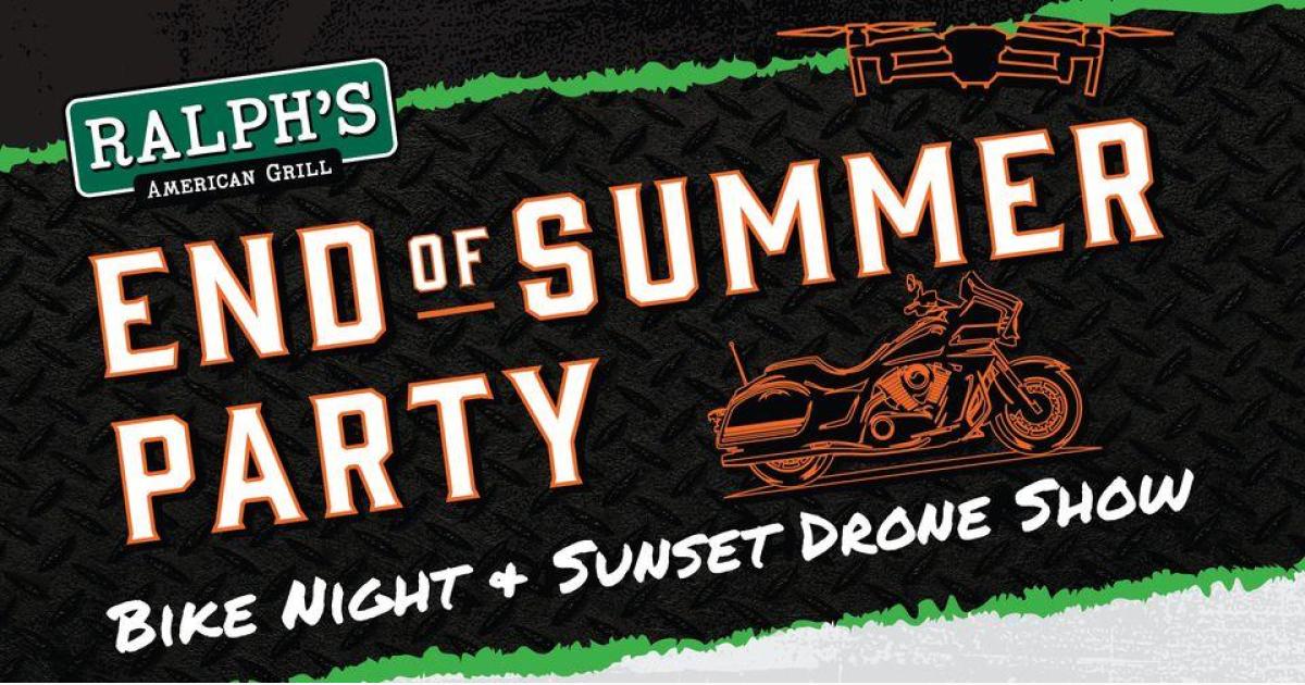 End of the Summer Party Bike Night & Sunset Drone Show