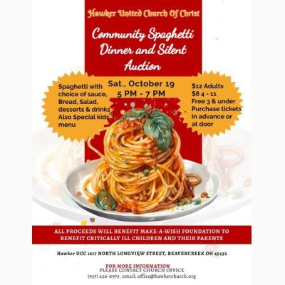 Hawker Church Community Spaghetti Dinner & Silent Auction