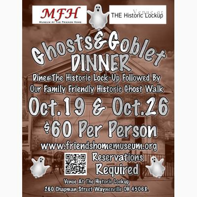 Ghost & Goblet Dinner - Waynesville, OH