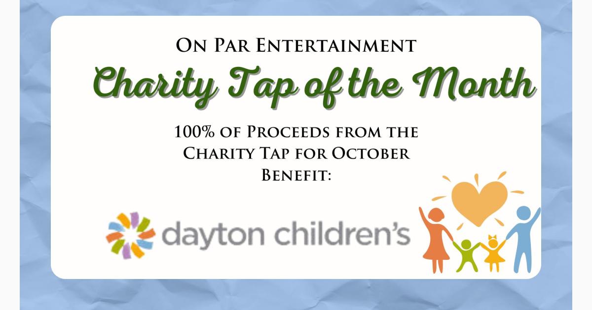 October Charity Tap for K99.1FM Cares for Kids Benefitting Dayton Children's Hospital