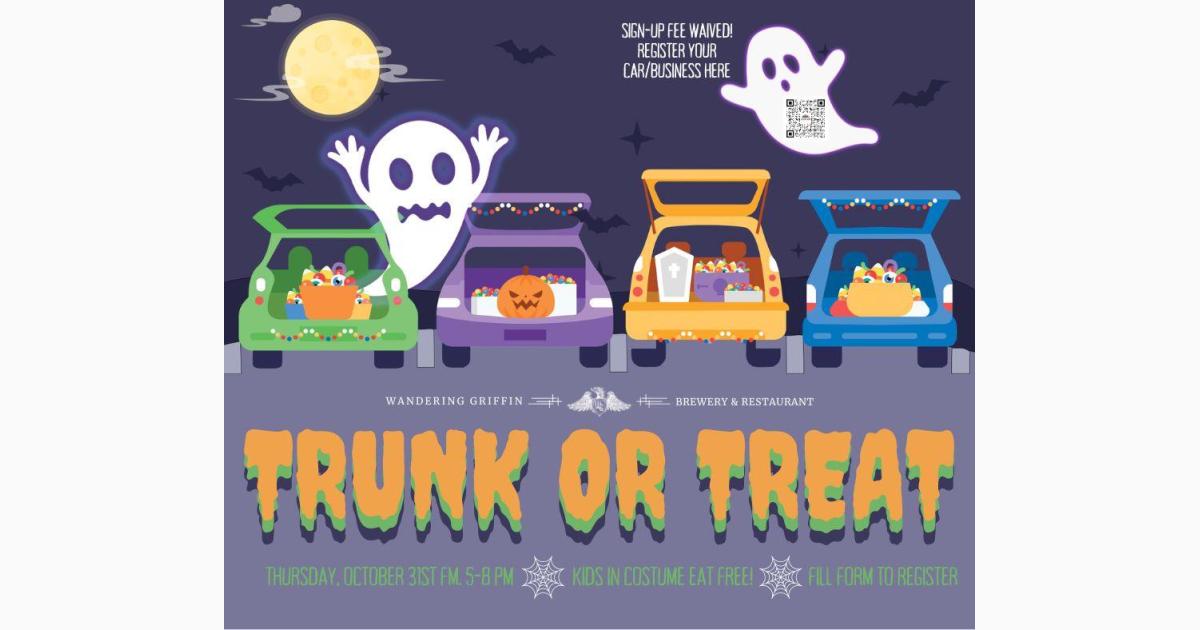 Trunk-Or-Treat and Vendor Market at the Wandering Griffin