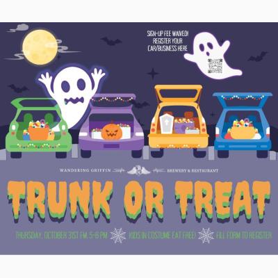 Trunk-Or-Treat and Vendor Market at the Wandering Griffin