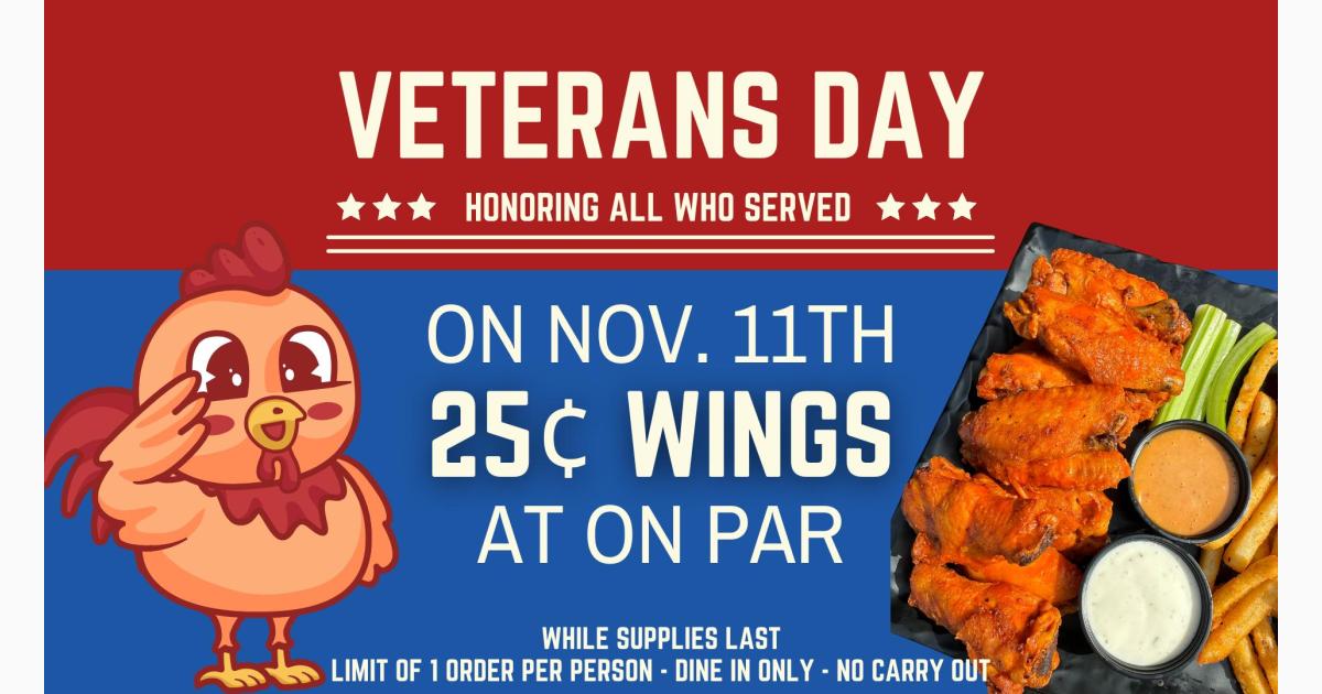 Veteran's Day at On Par Entertainment