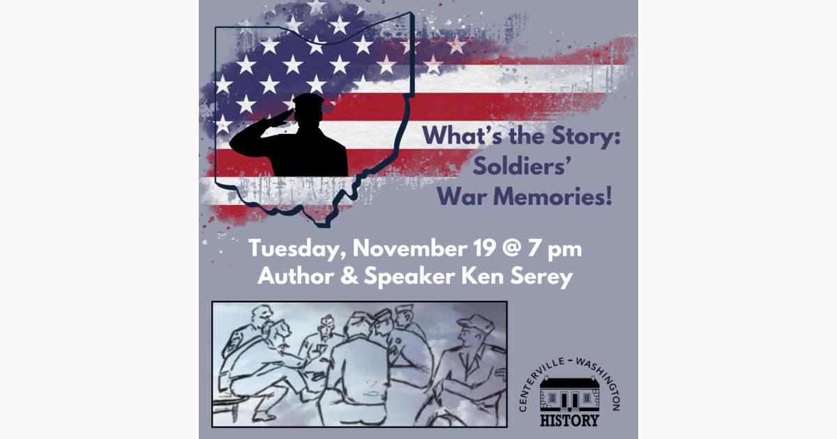 Centerville-Washington History November Speaker Series Program