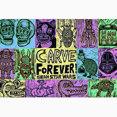 Carve Forever! : Woodcuts By Sean Star Wars